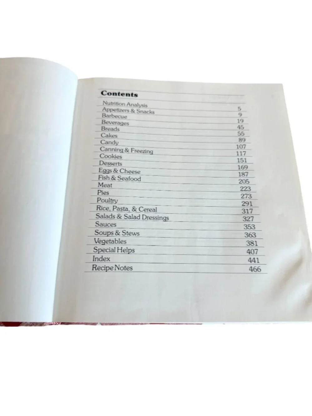 Better Homes & Gardens New Cookbook First Casebound Edition Red Plaid 1983